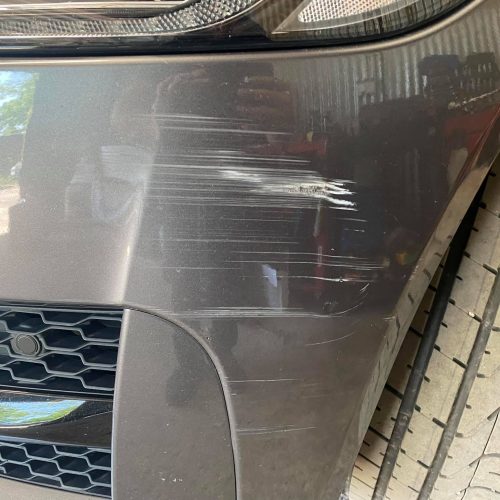 Jaguar FX Front bumper repair 2