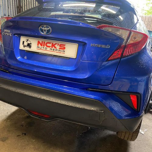 Toyota CHR rear bumper replacement 1