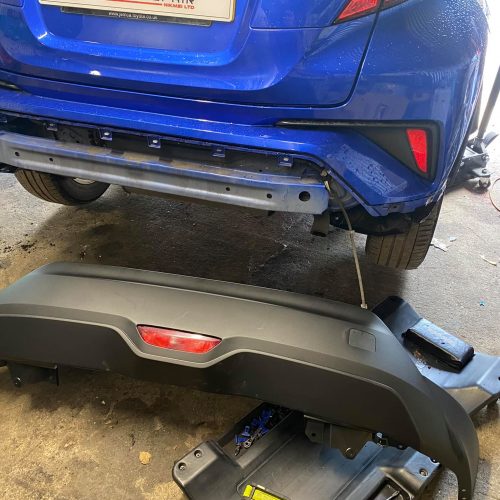 Toyota CHR rear bumper replacement 2