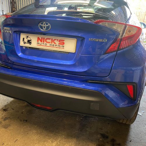 Toyota CHR rear bumper replacement 4