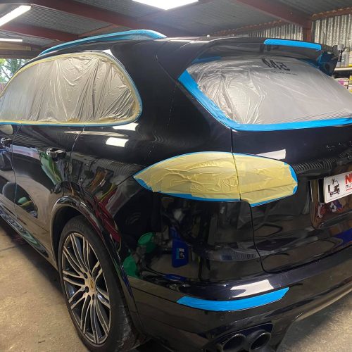 Porsche Cayenne Full 3 stage body polishing 3