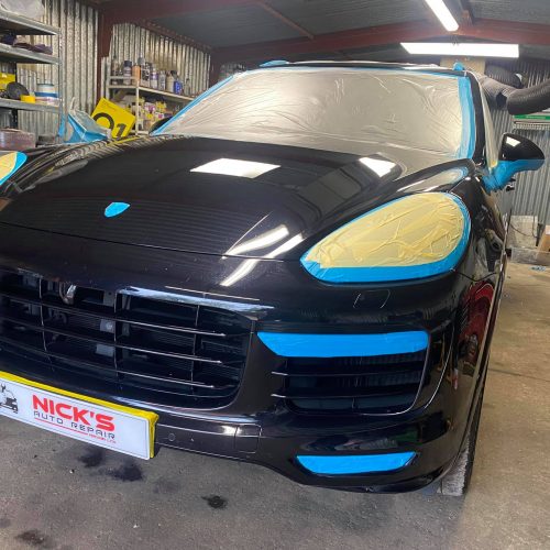 Porsche Cayenne Full 3 stage body polishing 1
