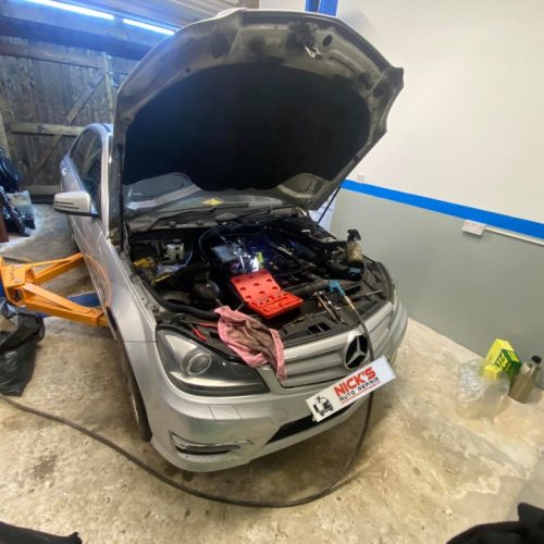 Mercedes W204 Injection replacement and full service 1