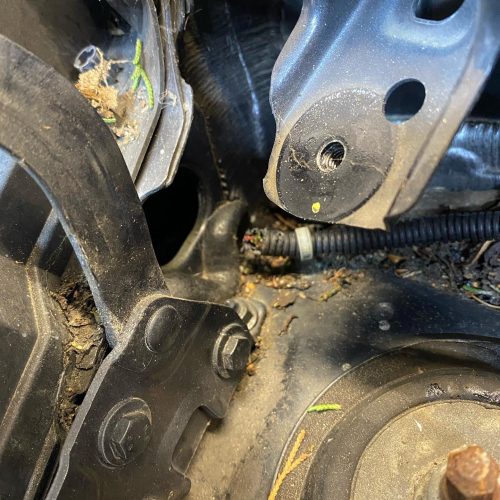 Vauxhall corsa oil leak from oil cooler and sump repair 3